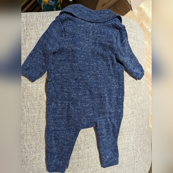 Baby GAP 3-6M Collared Sweater Romper - Picture 4 of 5